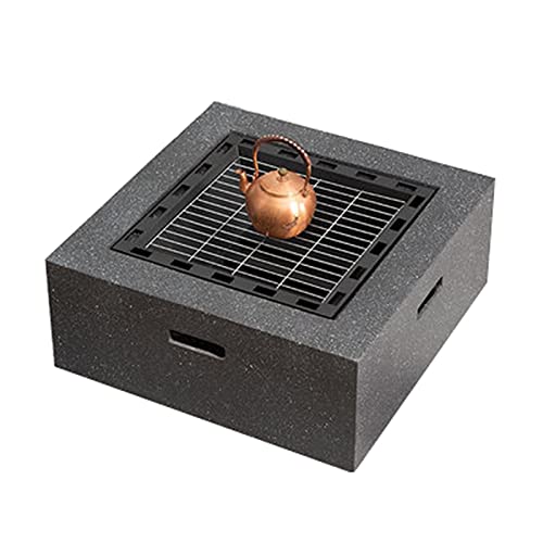 Fire Pit Outdoor Wood Burning fire Pit, with Spark Screen, Fireplace Poker, Outdoor Courtyard fire Pit, with Barbecue Set