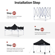 ABCCANOPY Aluminum Octagon Tent 10x15 Commercial 600D Canopy Black