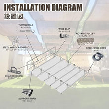 HBOOMOEM Sliding Wave Shade，Wave Sunshade Net，U-Shaped Wave Retractable Sunshade，Retractable Wave Canopy Pergola Cover，Durable, Sun-Proof, Suitable for Roofs and Terraces.(W:2.5m/8.2ft*L:14m/46ft)