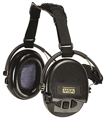 MSA Supreme Pro-X Electronic Earmuff Black