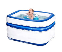 DSWMY Inflatable Pools, Inflatable Paddling Pool Portable Swimming Pool Above Ground Blow Up Pool for Indoor Outdoor Garden Summer Paddling Pool