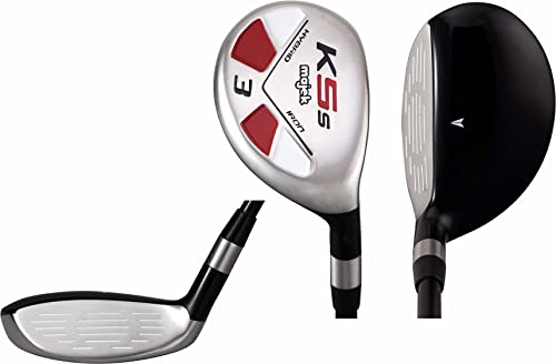 Unknown Men's Majek Golf All Hybrid Complete Full Set #3-9 PW Regular Flex Graphite Shaft Right Handed New Utility “R” Flex Club Red Black Silver