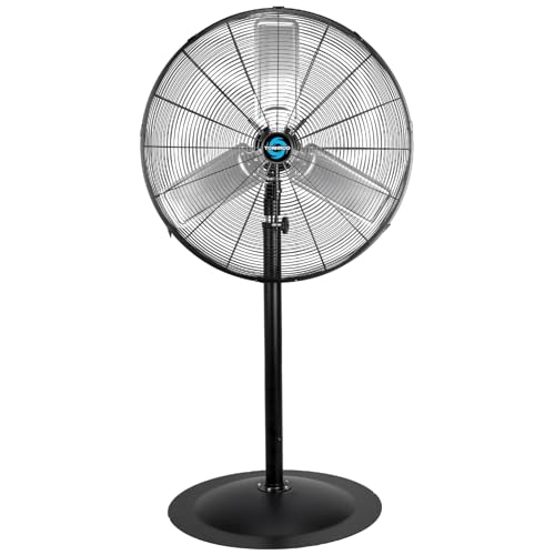 Tornado 20 Inch Fan Misting Kit for 24" Outdoor Pedestal,Outdoor Misters Cooling System with 19.69 FT Hose + 10 Brass Nozzles + Brass Adapter(3/4") for Patio,Garden, Backyard, Greenhouse