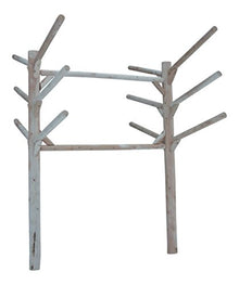 Log Kayak Rack 6 Place Canoe Rack Natural