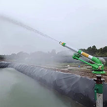 Irrigation Spray Gun Sprinkler，Garden Sprinkler Lawn Sprinkler Spray,27-68m Water Range, with Replacement Nozzle, for Farms Lawn Garden