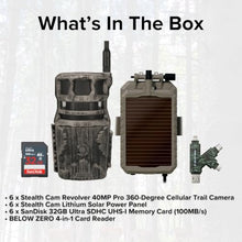 Stealth Cam Revolver 40MP Cellular Trail Camera Bundle with Solar Power Panel and Accessories
