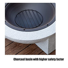 Small Firepit, Fire Pit for Outdoor Garden Patio, Heater Grill Camping Bowl BBQ with Poker 4 in 1 Firepit for Barbecue with AntiMosquito Cover