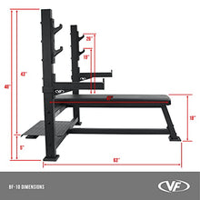 Valor Fitness Olympic Weight Bench Black