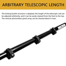 Ostreemaner Solar Photovoltaic Panel Cleaning Brush, Handheld Solar Cleaning Telescopic Rod-Adjustable Length, Double Brush Head (Spin), 40mm Telescopic Rod Diameter,Mains Power,5.5M