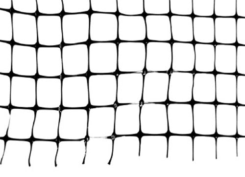 Bird-X Structural Bird Net, Ideal for Gardens and Medium-Weight Applications, Durable Polypropylene Bird Netting, Easy to Install, 1/2" Hole Openings, 200' x 14', Black, NET-STR-200
