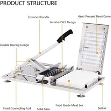 JYXYXSCP Barbecue Skewers Meat Skewer Maker, BBQ Kebab, 10 Holes Stainless Steel Meat String Skewer Machine