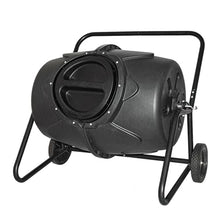 Outdoor Garden Compost Bin, 190L Movable Rotating Compost Barrel, Tumbling Mixer Composter, Easy Assembling, Perfect for Garden Yard Leaves and Kitchen Waste