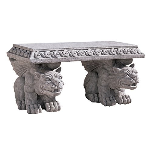 Design Toscano Blair Castle Sculptural Gargoyle Bench
