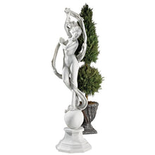 Design Toscano Aurora Roman Woman of Dawn Indoor/Outdoor Garden Statue, Gallery Size, 37 inches tall, Cast Stone Resin, Antique Stone Finish