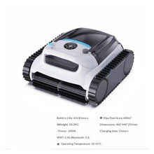 Pool Cleaner, Robotic Pool Cleaning Machine Wireless Automatic App Control Route Planning Select Mode