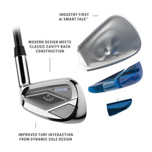 Callaway Paradym AI Smoke HL Iron Set Left Hand 4-PW,AW Graphite Light Chrome