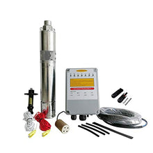 3-Year Warranty Solar Water Pump 48V 540W | 3" Stainless Steel 316 Deep Well Pump for Boreholes | Solar Kit with Controller | PWS JS3-2.1-120