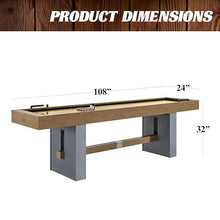 Barrington Billiards Urban Shuffleboard Table Gray/Brown