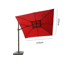 CWENZXDIA Patio Umbrella Rectangle Patio Umbrella with Base Offset Hanging Outdoor Market Garden Outdoor(D)