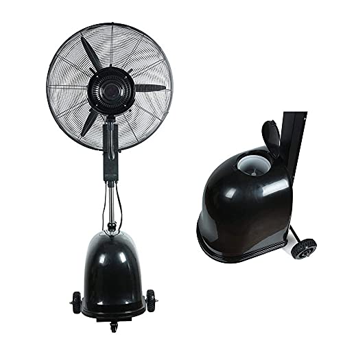 sdneNest Oscillating Fan 26" Portable High Pressure Misting Fan with Mist Cycles, Cool Standing Oscillating Misting Fan Large Standing Fan for Patio Mall Amusement Park Farm