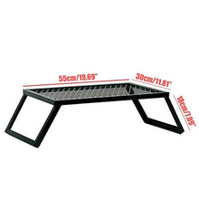 GAAHRQQQ Outdoor Folding Picnic Barbecue Table Storage Rack for Camping Festival Garden Picnic Party Outdoor Fire Pits