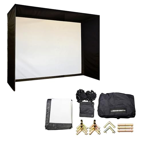 The Indoor Golf Shop DIY Golf Simulator Enclosure 8x10.5 Black