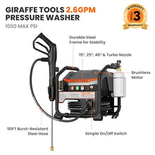 Giraffe Tools Crossfalls Wall Mounted Pressure Washer Ultra with 50FT Hose
