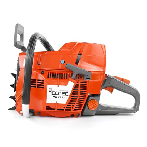 NEO-TEC NH895 94cc 6.6HP Gas Chainsaw 2-Stroke Power Head Fit 24/28/36/42'' Bar Professional Motosierra De Gasolina for Heavy Duty Cutting Clearing All Parts Fit for 394 395 394XP 395XP Without Bar