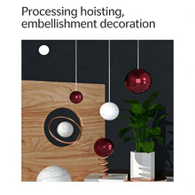 YDJIANCAI 1 Pcs Stainless Steel Gazing Globe Ball, Mirror Gazing Ball Polished Ornament Sphere, Hollow Floating Reflective Hemisphere, Home Outdoor Pond, Red(Size:18.89 in/48 cm)