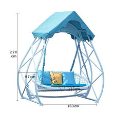 ELUKHT Creative Hotel Patio Porch Swing Glider with Stand Porch Swings with Stand, Princess Swing Bed Patio Furniture Porch Swing Lazy Daze Hammocks Swing Bench Perfect Set