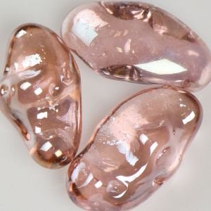 Cotton Candy Iridescent Firepit Glass Medium 22 Lb Bag