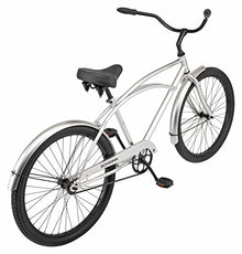 Schwinn Huron Adult Beach Cruiser Bike 26-Inch Silver
