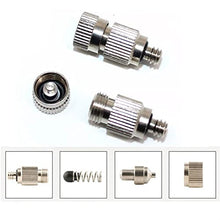 150PCS Mister Nozzles 10/24 UNC Thread Brass Misting Nozzles Atomizing High Pressure Misting Sprayer Water Hose Nozzle for Greenhouse, Landscaping, Outdoor Cooling Mister System, 0.004-0.039" Orifice