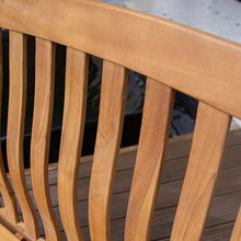 Cambridge Casual Arie Teak Wood Glider Bench – Outdoor Wooden Patio Bench with Smooth Gliding Motion – Weather-Resistant Seating for Porch, Deck, Garden, or Backyard
