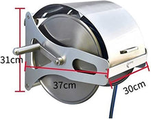Stainless Steel Garden Hose Reel,Heavy Duty Removable Hose Reel,Wall/Floor Mounted Metal Water Hose Reel with Cover,Hose Storage Rack,for Garden Outdoor Gardening,Load 100kg