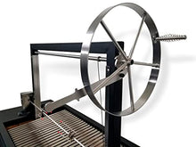 SDI Factory Direct Outdoor Argentine Grill Santa Maria Charcoal Wood BBQ Spit Roaster Stainless Steel