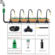 Plant Misting Watering System, DIY Sprinkler Kit Above Ground