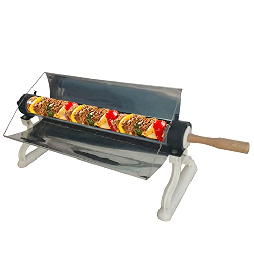 Dntum Portable Solar Power Cooker BBQ Grill Solar Oven Cooker Stove, 304 Stainless Steel Outdoor Oven Camping Stove for Hiking Kitchen Tools