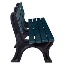 Highwood Sequoia Professional Aurora Park Bench 6 ft Federal Blue