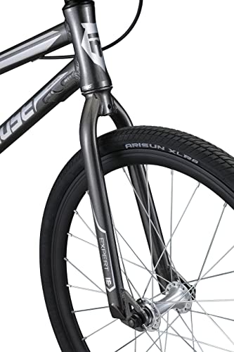 Mongoose Title Expert BMX Race Bike 20-inch Wheels Lightweight Tectonic T1 Aluminum Frame Black