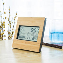 YWMLFZ Weather Clock Creative Multi-Function Temperature Hygrometer Weather Bedroom Baby Room Seat