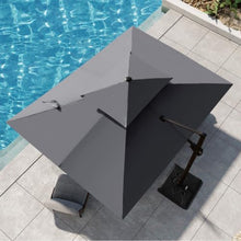 OROTLECT 141'' X 104'' Offset Patio Cantilever Umbrella, Base Included