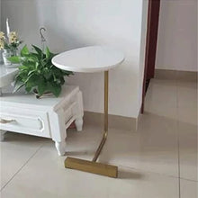NRFJFOP Living Room Furniture Side Table Tables Fruit Service Plate Tray Iron Art Sofa Oval Coffee