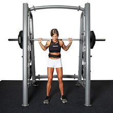 Fitness First Smith Machine with Olympic Weight Plate Storage Silver