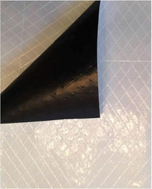 Farm Plastic Supply - String Reinforced Silage Cover Black/White - 6 Mil - Heavy Duty Polyethylene Plastic for Silage Cover, Bunker Cover for Farming, Agriculture (20' x 125')