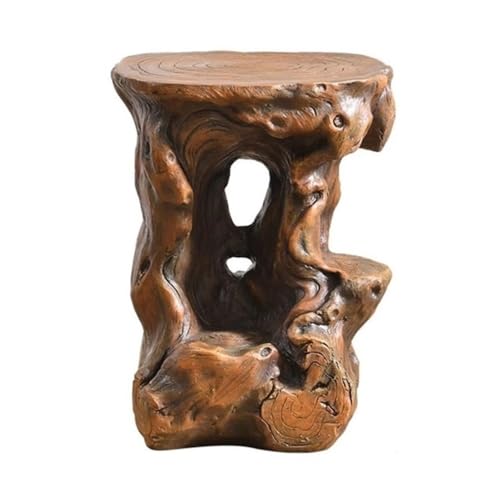 LUYOUBOZHU Vase Stand Vintage Imitation Wood Display Base, for Bonsai Flower Pot Small Potted Plant Stand