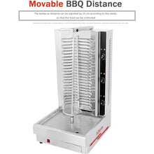 KYTGFH Electric Shawarma Machine, 2.6Kw Electric Vertical Broiler, Shawarma Machine Kebab Grill, Gyro Rotisserie Oven, 360° Rotation Automatic Kebab Machine