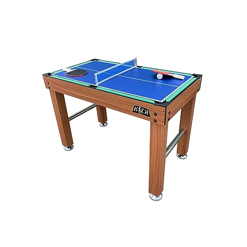KICK Hexad 48″ 6-in-1 Multi Game Table Brown