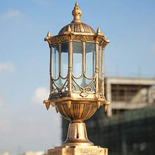 Wall Column Light Outdoor Pillar lamp Garden Step Corridor Street Garden Fence Post Lights Retro Chapiter Lamps