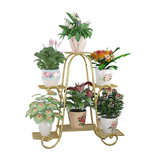 ZOCWJK Plant standFlower Stand Nordic Multi-Layer, Plant Stand Triangular Plant Shelf Multi-Tier Flower Stand Storage Rack pots for Indoor and Outdoor use,